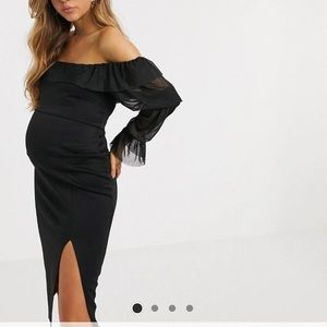 ASOS Maternity bardot midi dress